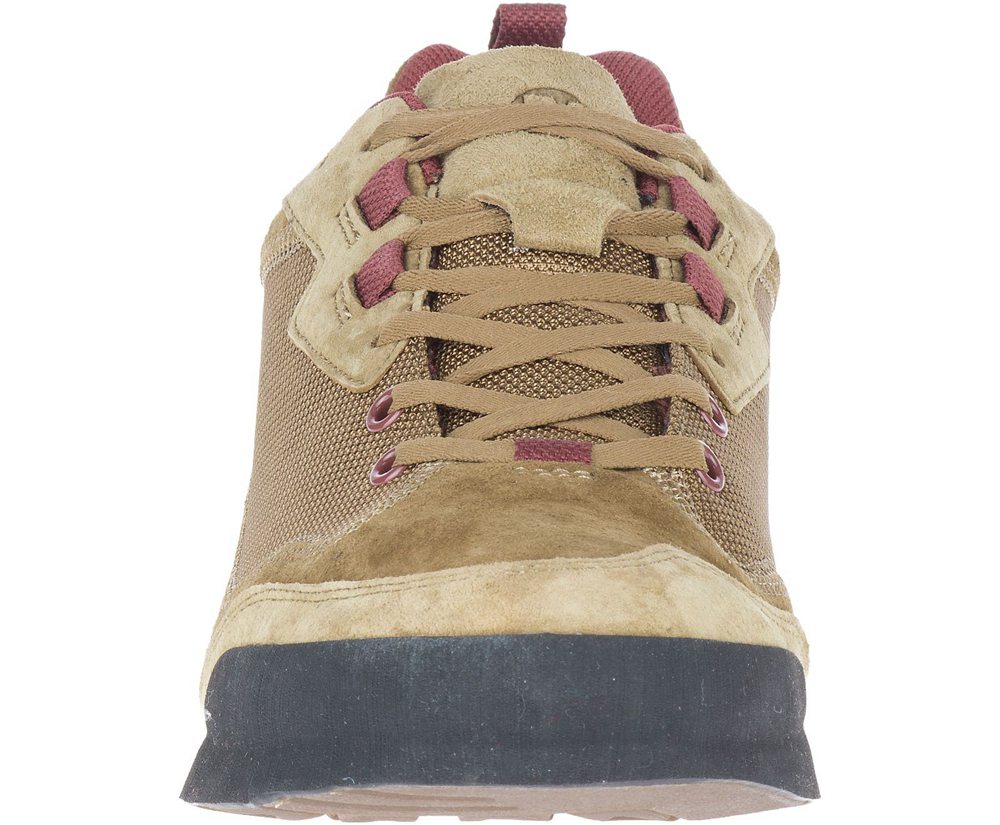 Merrell Sneakers Herre - Burnt Rock Travel Suede - Brune - MGO493125